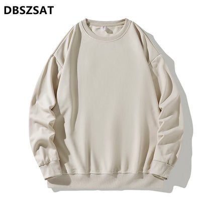 Non-Iron Men'S Grey Sweaters Spring Autumn Winter Clothes 2023 Pull OverSize 5XL 6XL 7XL 8XL Classic Style Casual Pullovers