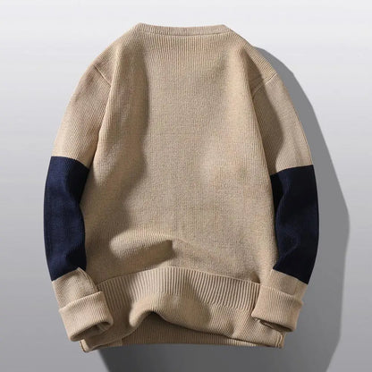 2023 Autumn Winter New style Men's high quality Fashion Trend Sweater Casual wool pullovers Warm Sweaters men size M-3XL