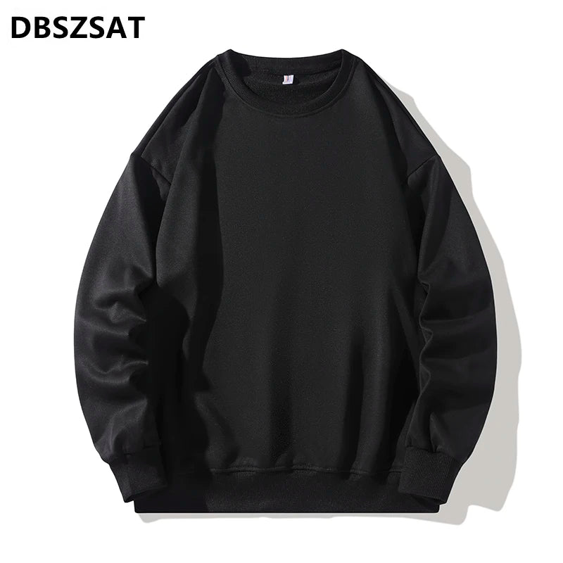 Non-Iron Men'S Grey Sweaters Spring Autumn Winter Clothes 2023 Pull OverSize 5XL 6XL 7XL 8XL Classic Style Casual Pullovers