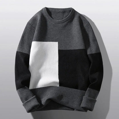 2023 Autumn Winter New style Men's high quality Fashion Trend Sweater Casual wool pullovers Warm Sweaters men size M-3XL