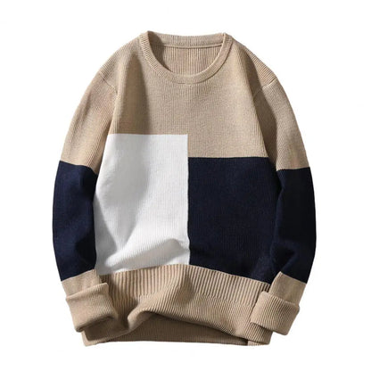 2023 Autumn Winter New style Men's high quality Fashion Trend Sweater Casual wool pullovers Warm Sweaters men size M-3XL