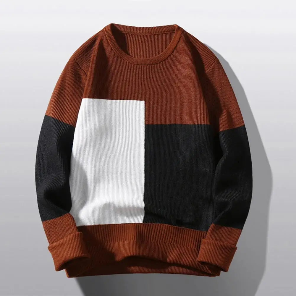 2023 Autumn Winter New style Men's high quality Fashion Trend Sweater Casual wool pullovers Warm Sweaters men size M-3XL