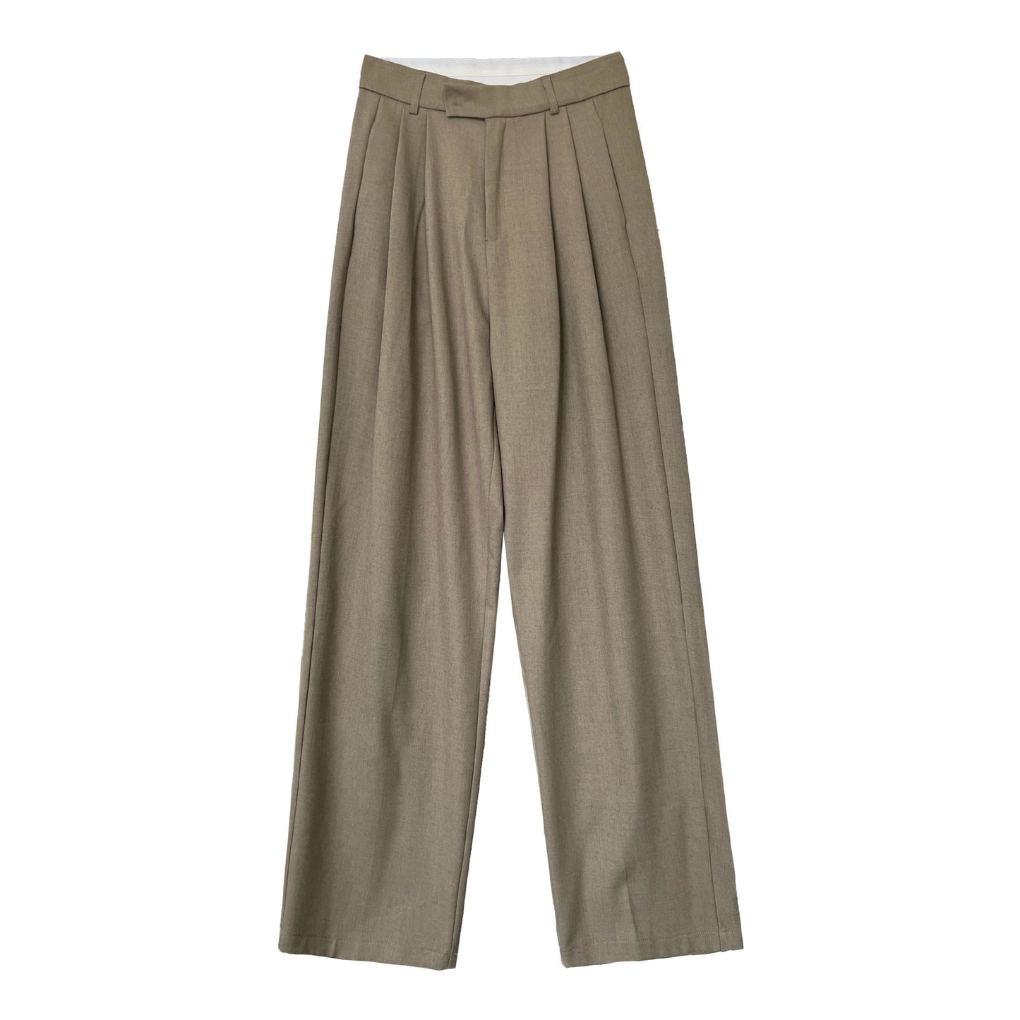 Loose Minimalist Old Money Style Mopping Suit Pants For Women